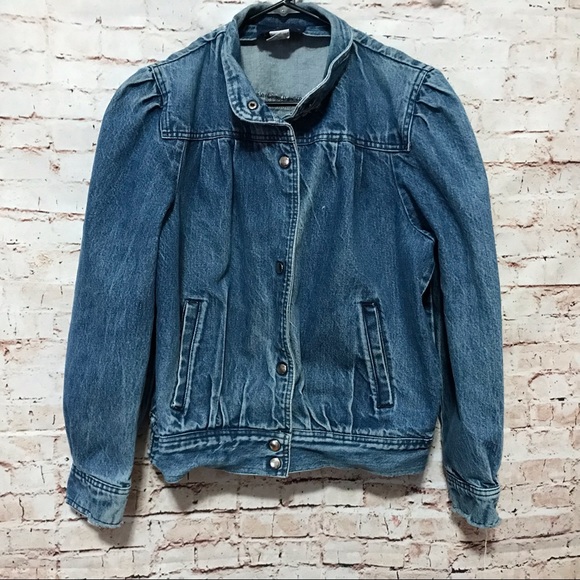 bomber jean jacket